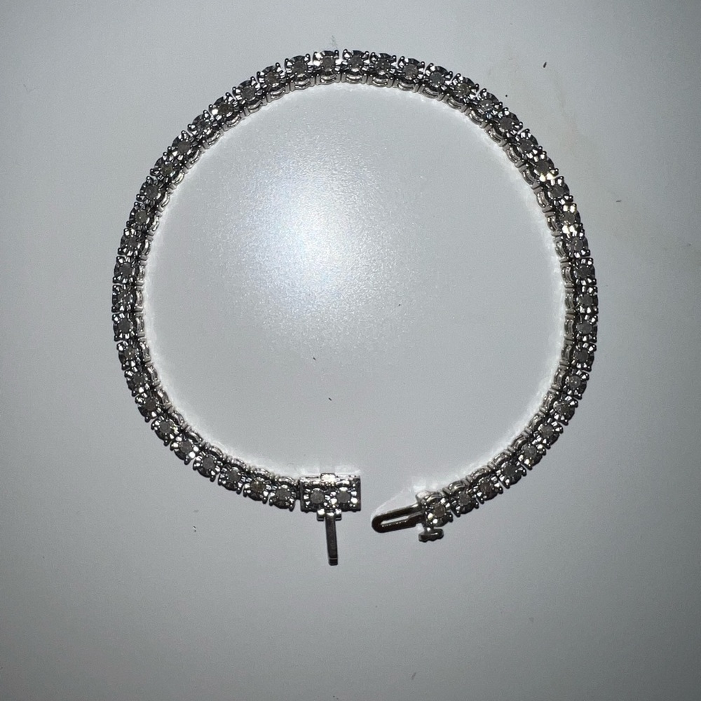 Silver Diamond tennis bracelet